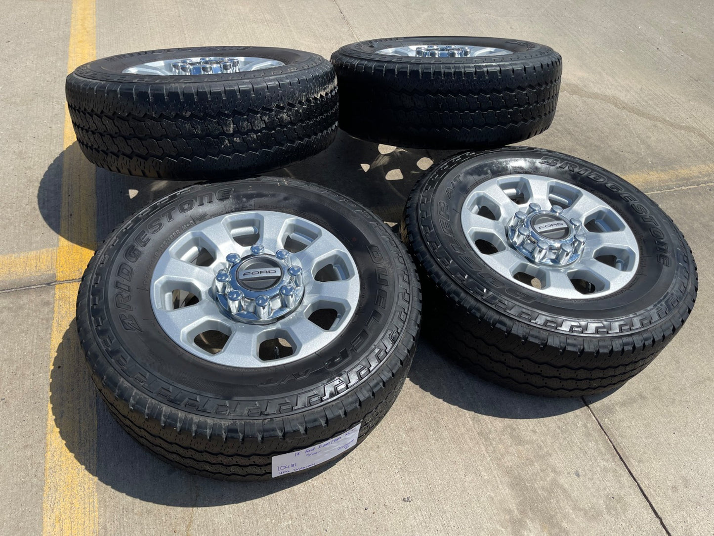 18" Ford F-250 F-350 Lariat FX-4 wheels rims SET OEM RIM# 10481 FITS 2006-2027