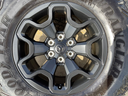 18" Dodge Ram 1500 TRX RHO Black OEM 66002 wheels rims SET TERRITORY A/T 35"