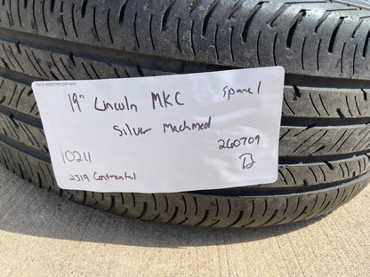 19" Lincoln MKC Continental MKX OEM 10211 rim wheel spare single 2018 2019
