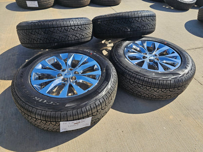 20" Ford F-150 Expedition CHROME rims wheels 10003 OEM tires SET PIRELLI A/TR