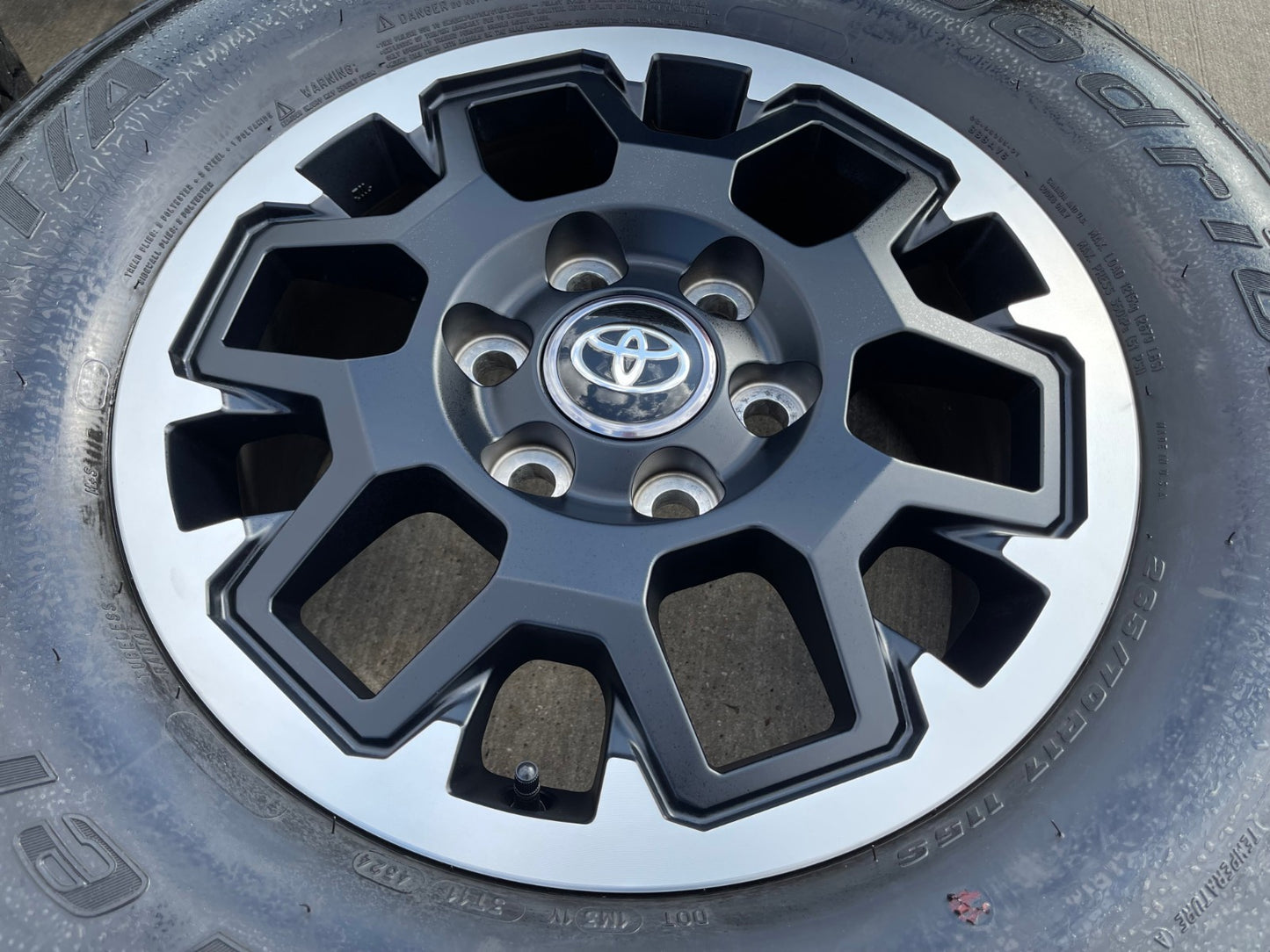 17" Toyota Tacoma 4Runner TRD OEM 10638 wheels rims 2024 2025 2026 2027 BFG NEW
