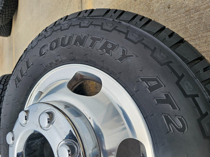 17" Ford F-350 Dually OEM 10477 10478 rims wheels 2024 2025 2026 IRONMAN A/T NEW