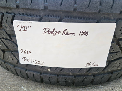 22" Dodge Ram 1500 OEM LIMITED Laramie wheels rims charcoal 2725 2684