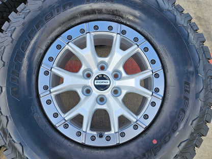 17" Ford F-150 Raptor R OEM Replica BEADLOCK 10460 rims wheels 35" tires BFG NEW