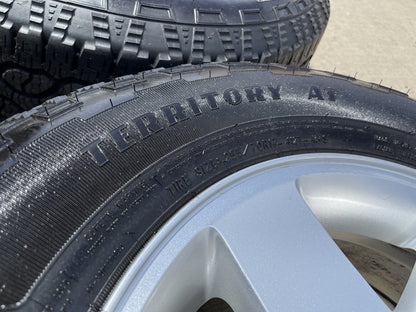 17" Jeep Gladiator OEM wheels rims 9074 Wrangler GOODYEAR TERRITORY A/T NEW