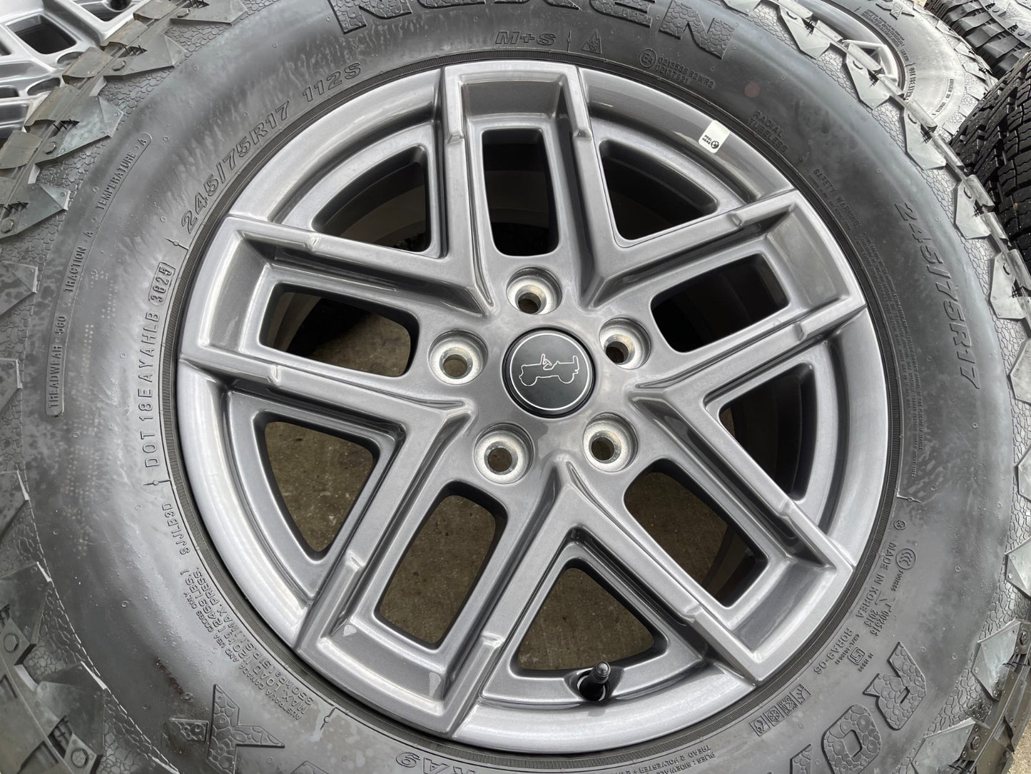 17" Jeep Wrangler Rubicon OEM wheels rims 9324 Gladiator 2025 2026 SET NEXEN NEW