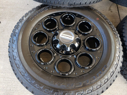 20" Ford F-250 F-350 OEM black TREMOR wheels rims 10299 tires 2023 2024