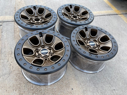 17" Ford F-150 Raptor OEM BEADLOCK rims wheels 10459 95210 BRONZE 2025 2026 NEW