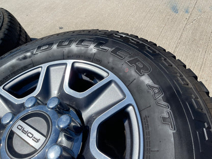 18" Ford F-250 F-350 Lariat FX-4 OEM wheels 10480 10298 tires BRIDGESTONE A/T