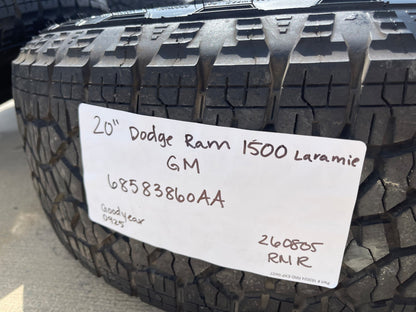 20" Dodge Ram 1500 OEM 94059 Laramie wheels rims 68583860AA 2024 2025 2026 SET