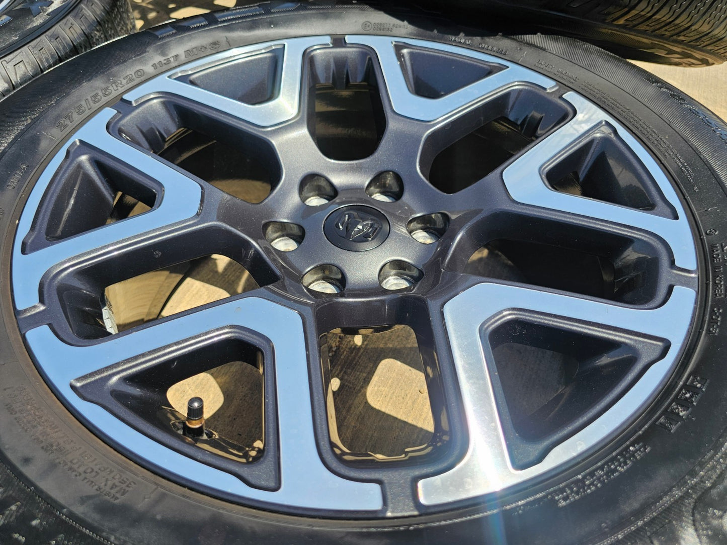 20" Dodge Ram 1500 OEM 94059 Laramie wheels rims 68583860AA SET NEW