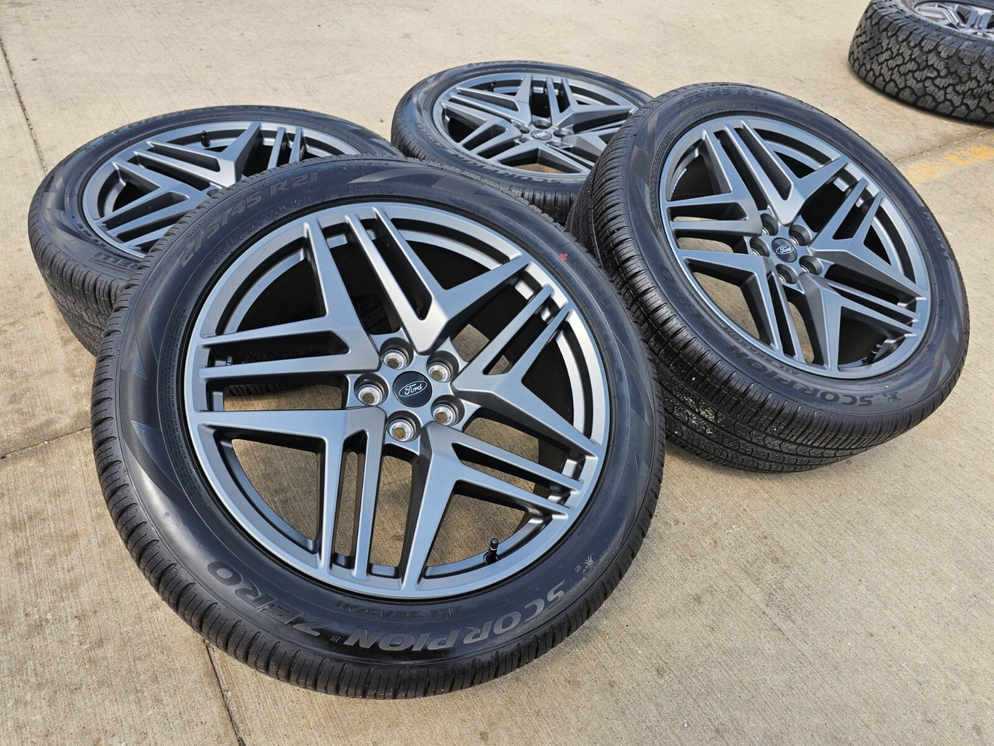 21" Ford Explorer ST OEM rims wheels Lincoln Aviator 2025 2026 2027 PIRELLI NEW