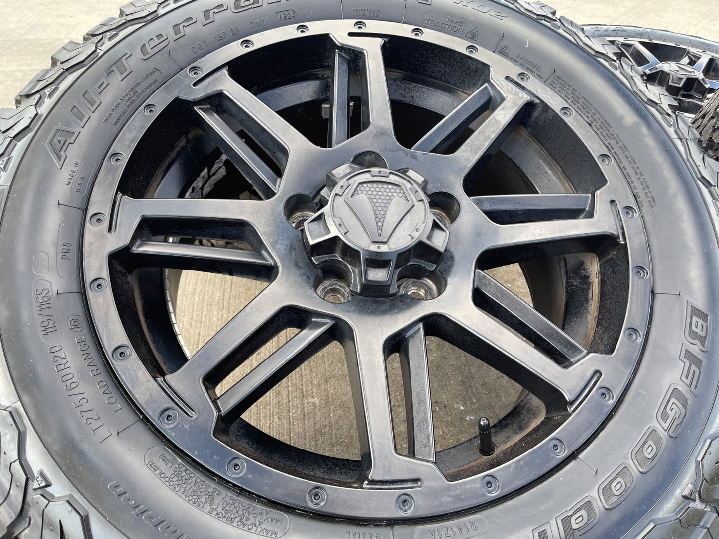 20" Toyota Tundra Sequoia T FORCE TSS TRD OEM black wheels rims 5x150 NEW BFG