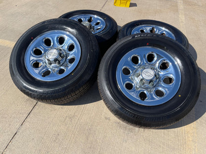 17" Chevy Tahoe Silverado Suburban Z71 OEM 5223 8069 wheels rims SET BRIDGESTONE