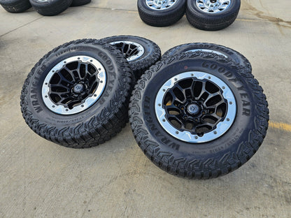 18" Dodge Ram 1500 TRX Beadlock OEM 2735 RHO wheels rims SET 2024 2025 2026