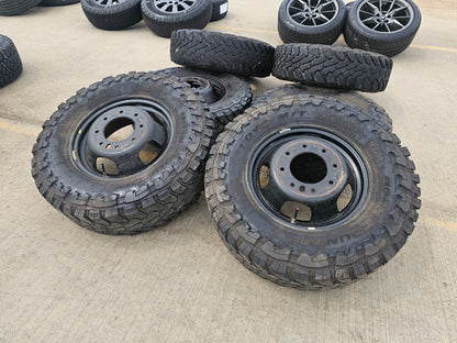 17" Dodge Ram 3500 Dually Laramie 8x200 wheels rims 2703 2704 OEM TOYO M/T 33"