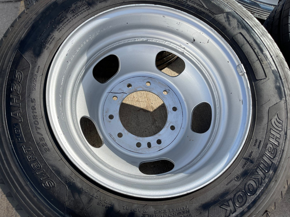 19.5" RAM 4500 5500 Ford F-450 Dually F-550 rims wheels OEM 10x225 HANKOOK NEW