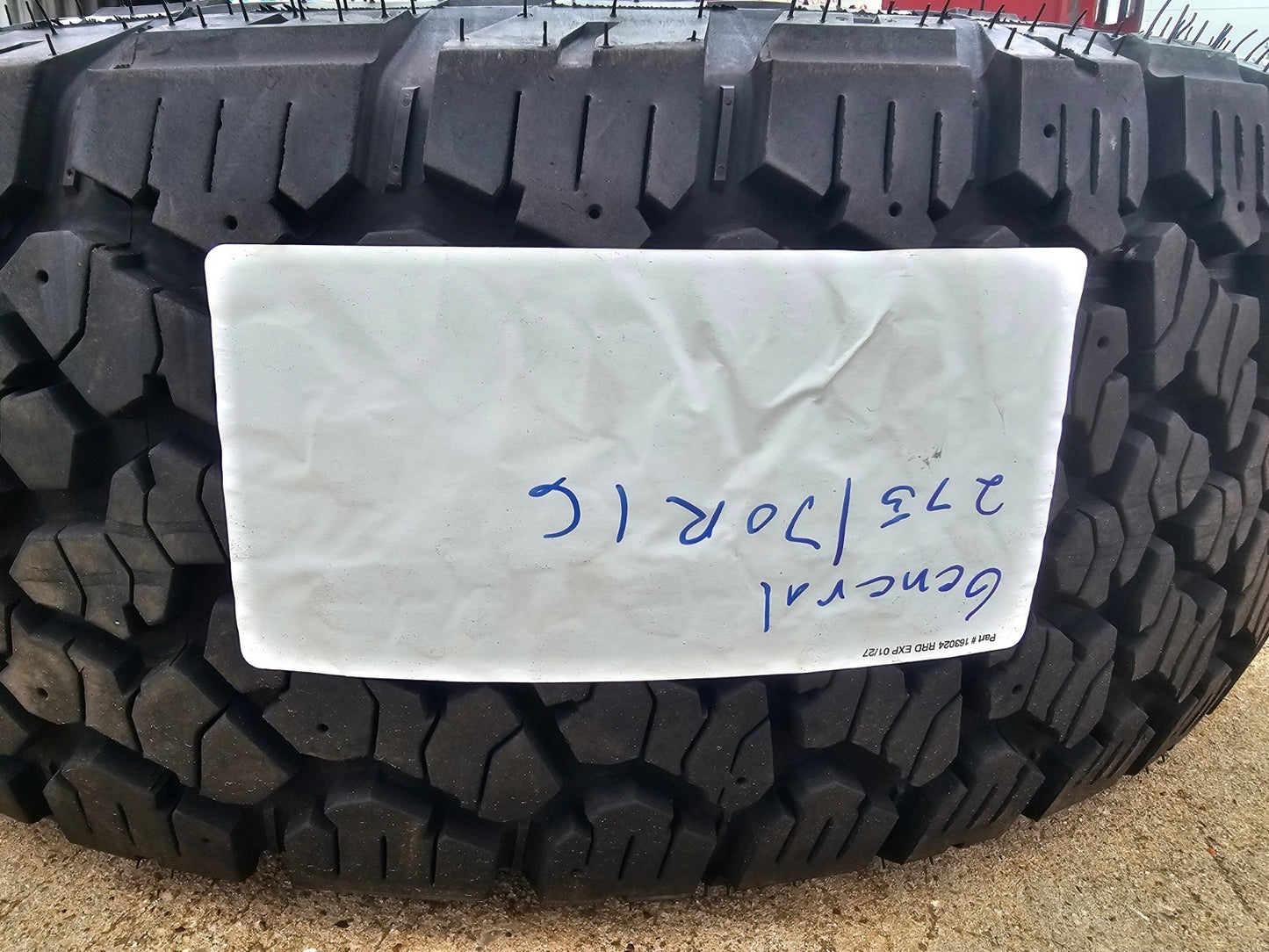 (1) 275/70/18 General Grabber A/TX tire Ford F-150 Expedition Tremor 275/70r18