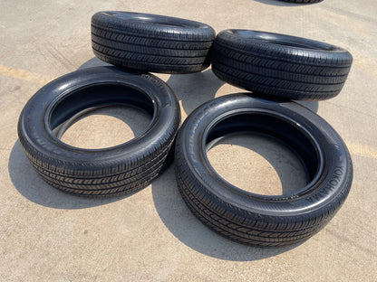 (4) 265/55/20 Yokohama Geolander X-CV tires 113V XL 265/55R20 TAKE OFFS SET NEW