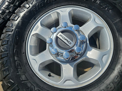 17" Ford F-250 F-350 OEM rims wheels 3950 tires NITRO 34" DISCOUNTED