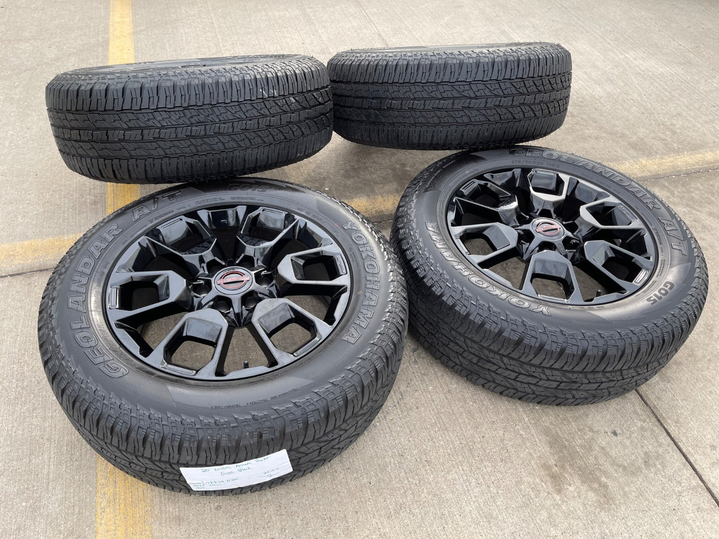 20" Nissan Titan PRO-4X Armada OEM wheels rims tires 2024 2025 2026 NEW