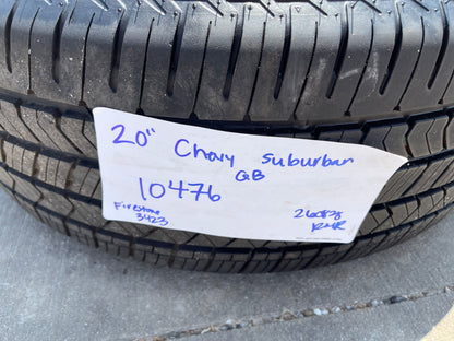 20" Chevy Tahoe PPV Silverado 1500 OEM 14076 wheels rims FIRESTONE FIREHWAWK SET