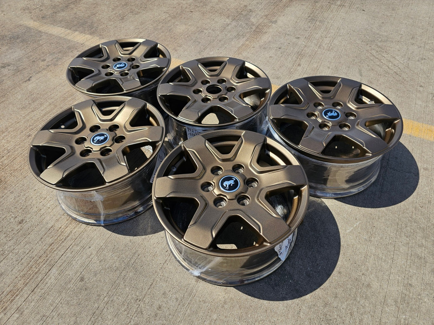 (4) 17" Ford Bronco wheels rims 95292 10383 SASQUATCH Ranger 2023 2024 2025 NEW