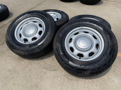 17" Ford F-150 OEM rims wheels 3857 tires steel 2024 2025 2026 PIRELLI A/T NEW