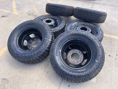 17" Dodge Ram 3500 Dually Laramie 8x200 wheels rims 2703 2704 OEM SET