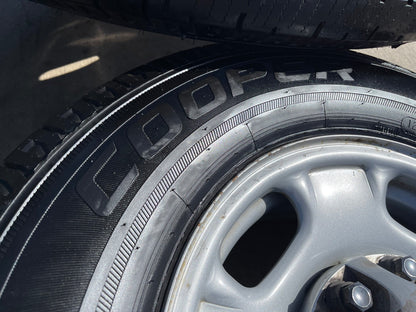 17" Chevy Silverado GMC Sierra 2500 OEM 8095 wheels rims SET tires COOPER HT3