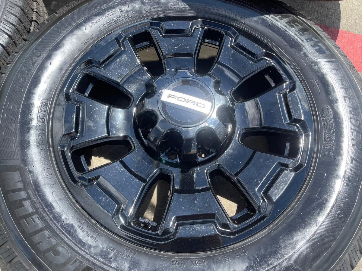 20" Ford F-250 F-350 OEM 10487 LIMITED TREMOR wheels rims SET MICHELIN DEFENDER