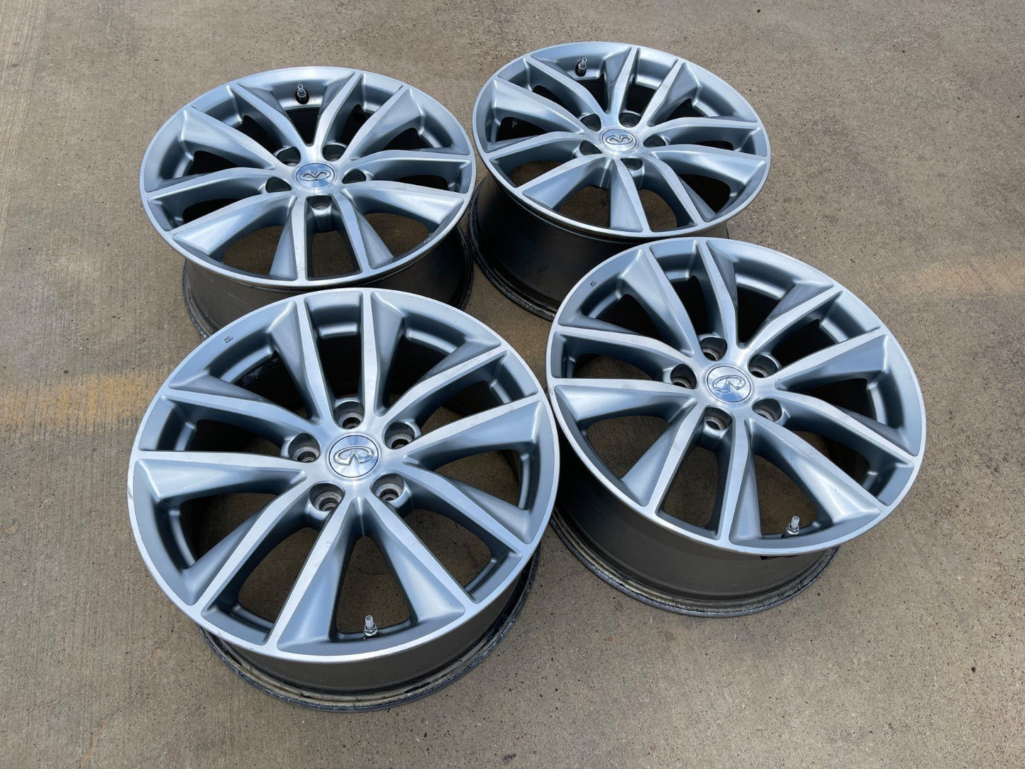 17" Infiniti Q50 G37 OEM 73763 73784 wheels rims SET Nissan Altima Maxima