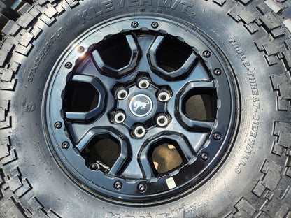 (4) 17" Ford Bronco HERITAGE SASQUATCH wheels rims BEADLOCK 6x5.5 10388 NEW 37"