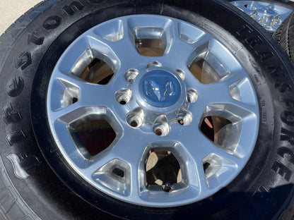 18" Ram 2500 3500 Laramie Power Wagon OEM wheels rims 2693 tires FIRESTONE H/T2