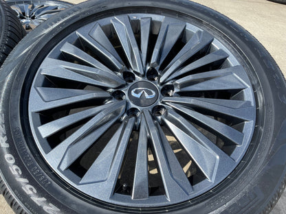 22" Infiniti QX80 QX56 Nissan Titan Armada OEM 94236 wheels rims PIRELLI NEW