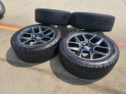22" Dodge Ram 1500 OEM LIMITED Laramie wheels rims charcoal 2725 2684