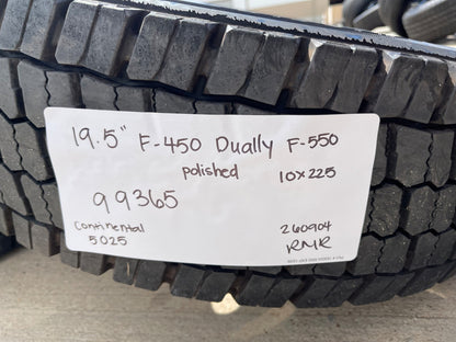 19.5" Ford F-450 Dually F-550 rims wheels RAM 4500 OEM 10x225 2025 2026 2027 SET