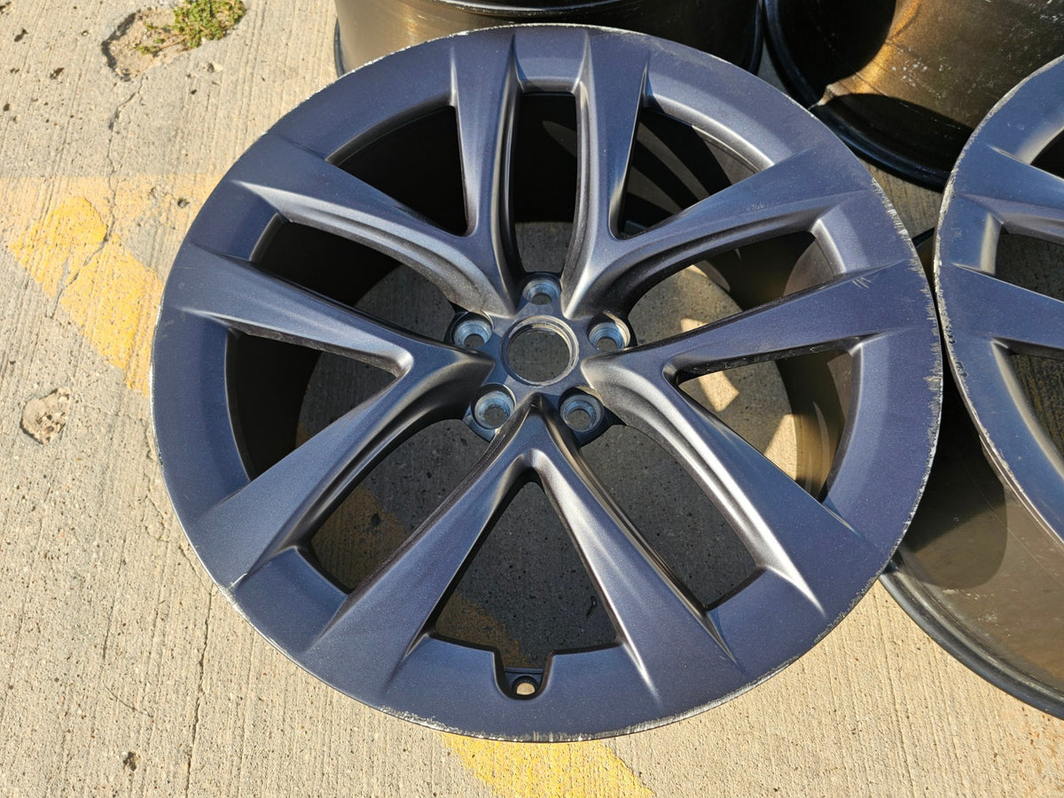 21" Tesla Model S OEM 210077 210078 PLAID wheels rims 2024 2025 2026 2027 SET