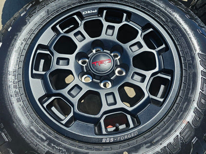 18" Toyota Tundra TRD BBS FORGED OEM black 95458 wheels rims Sequoia 2025 NEW