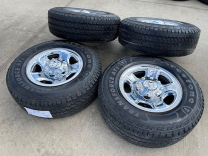 17" Ram 2500 3500 Laramie Power Wagon OEM 2186 wheels rims FIRESTONE A/T2