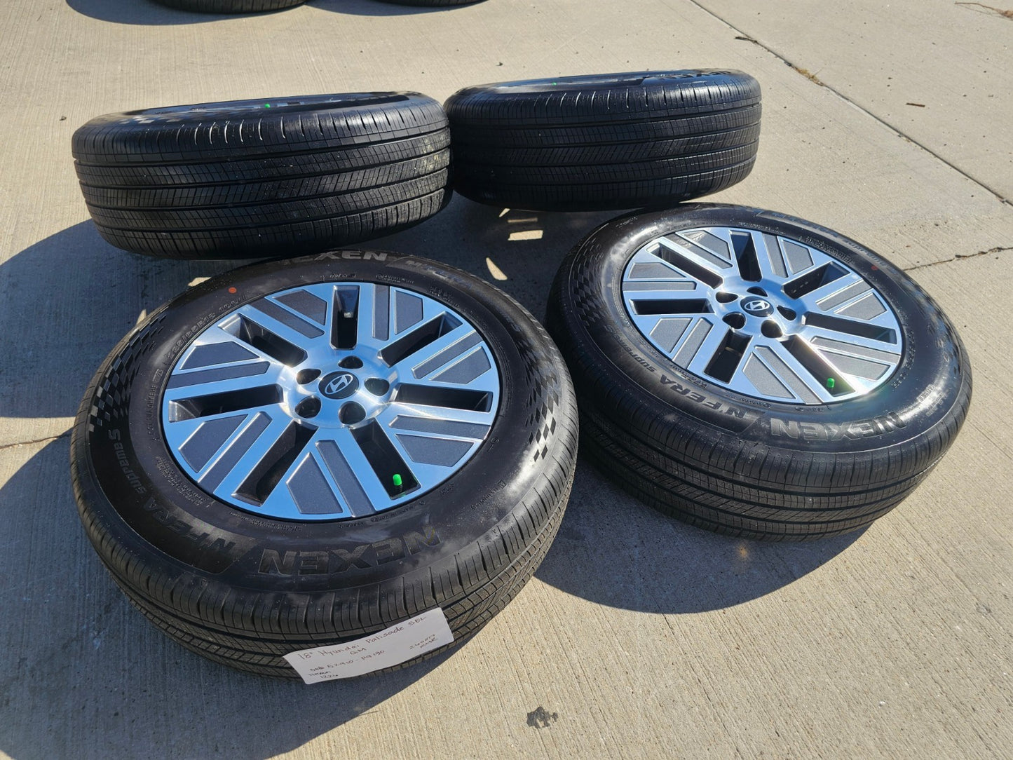 18" Hyundai Palisade Calligraphy OEM 94344 wheels rims 2025 2026 2027 SET NEW