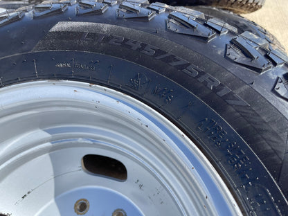 (6) 17" Ford F-350 Dually OEM rims wheels 3615 99016 tires SET COOPER A/T