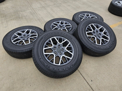 18" Jeep Wrangler Grand Cherokee Gladiator OEM wheels rims tires 2024 2025 NEW
