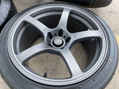 18" Prodrive GC05F wheels rims Mustang Accord Camry 5x114.3 5x4.5 Firehawk tires