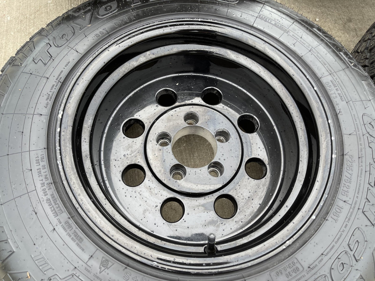 15" 15x10 Vision American Muscle 531 Jeep Wrangler wheels rims 5x114.3 5x4.5