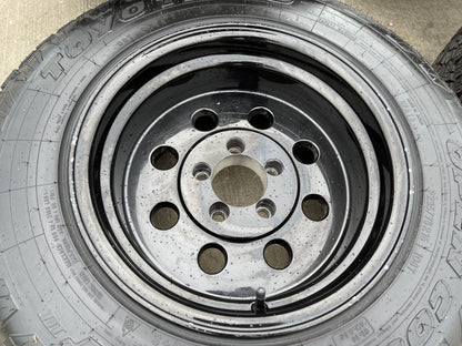15" 15x10 Vision American Muscle 531 Jeep Wrangler wheels rims 5x114.3 5x4.5