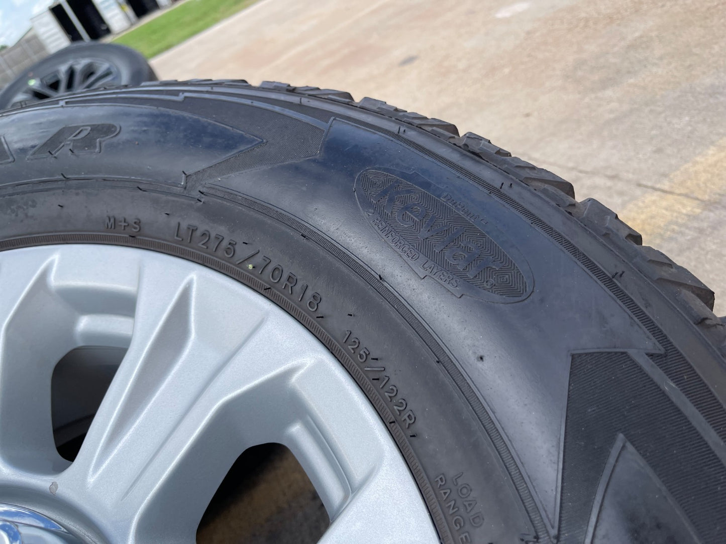 18" Ford F-250 F-350 OEM rims wheels 10097 tires GOODYEAR A/T