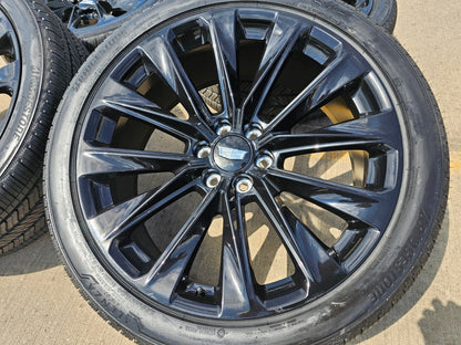 24" Cadillac Escalade V OEM ONYX wheels rims 2022 2023 2024 2025 2026 NEW