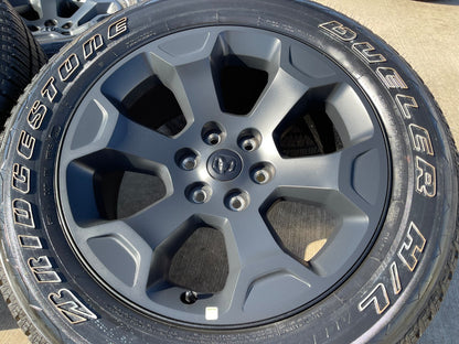 20" Dodge Ram 1500 OEM Laramie Black 2680 wheels rims tires 2024 2025 2026 NEW
