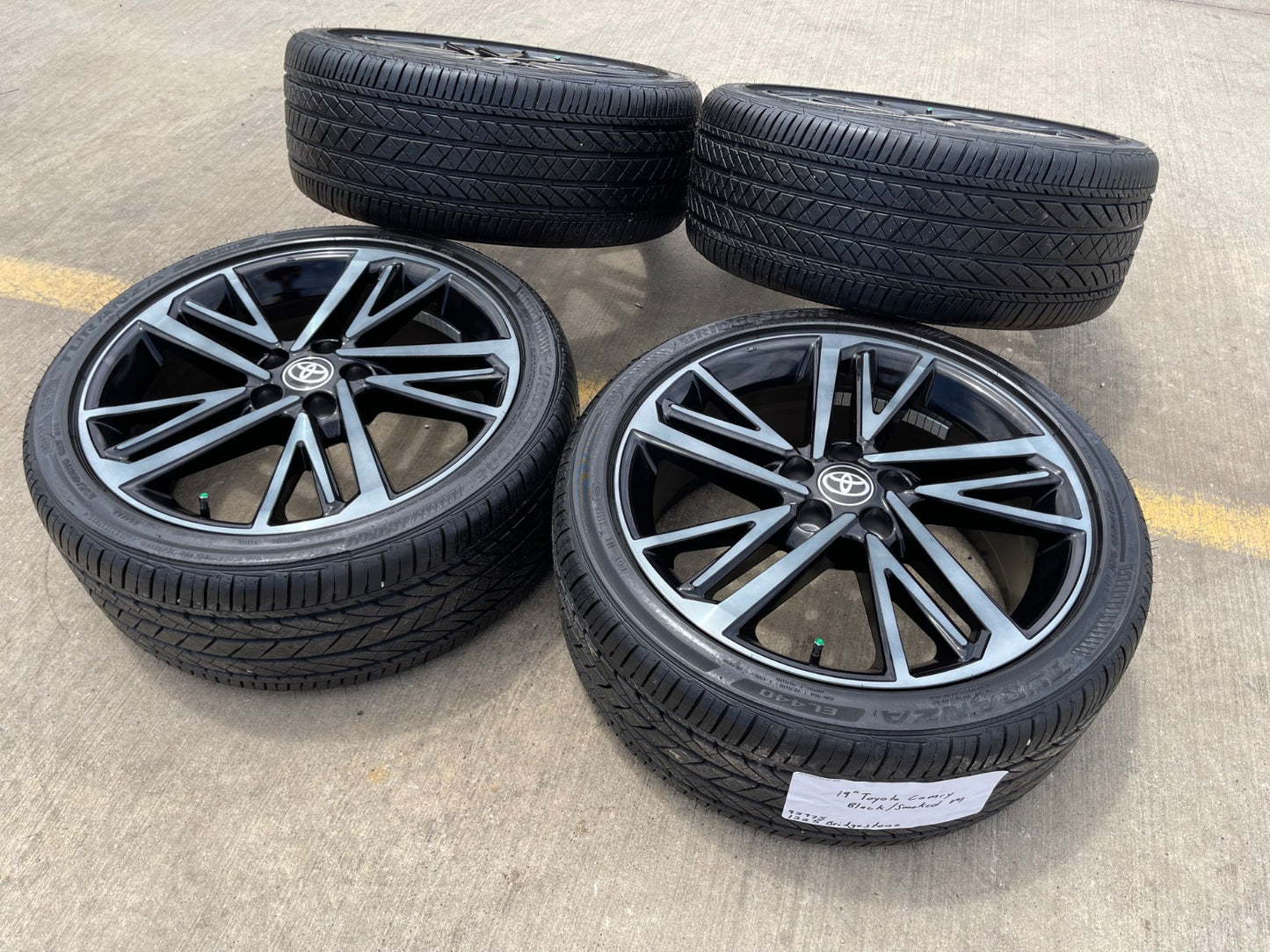 19" Toyota Camry XSE OEM 95975 wheels rims Avalon Lexus 2025 2026 BRIDGESTONE